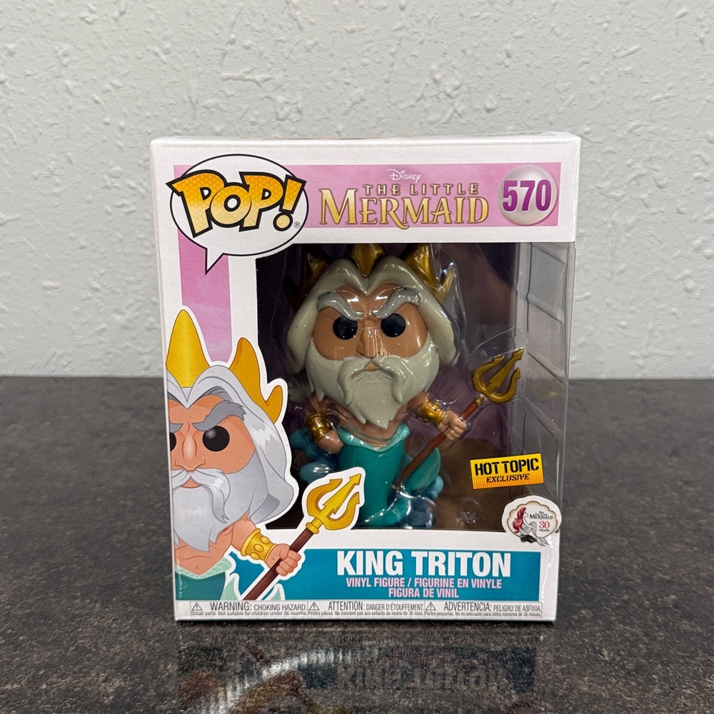 Disney The Little Mermaid King Triton Funko‎ Pop Vinyl Figure